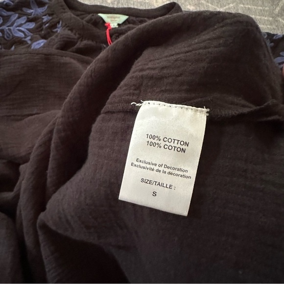 NWT Voyager By Mersea Maxi Gauze Dress Embroidered - Picture 7 of 8